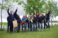 Teilnehmer bei der Siegerehrung