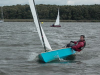 OK-Jolle krängt zu stark bei viel Wind