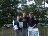 Die ersten drei bei der Preisverteilung