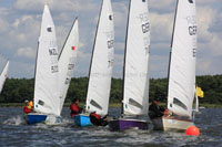 OK-Jollen beim Start