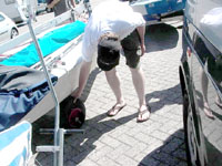 Jollenrolli wird geprft