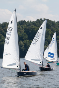 Jollen vor dem wenigem Wind