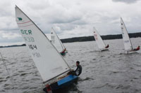 OK Jollen kurz nach dem Start