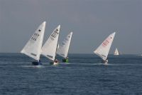 OK-Jollen bei wenig Wind auf dem Bodensee