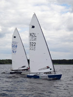 OK Jollen beim Aufkreuzen