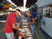 Reichhaltiges Buffet